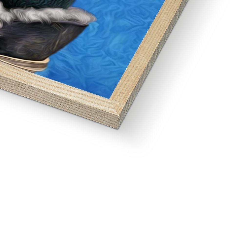 Snowy Mountain Man Custom Pet Portrait | Paw & Glory