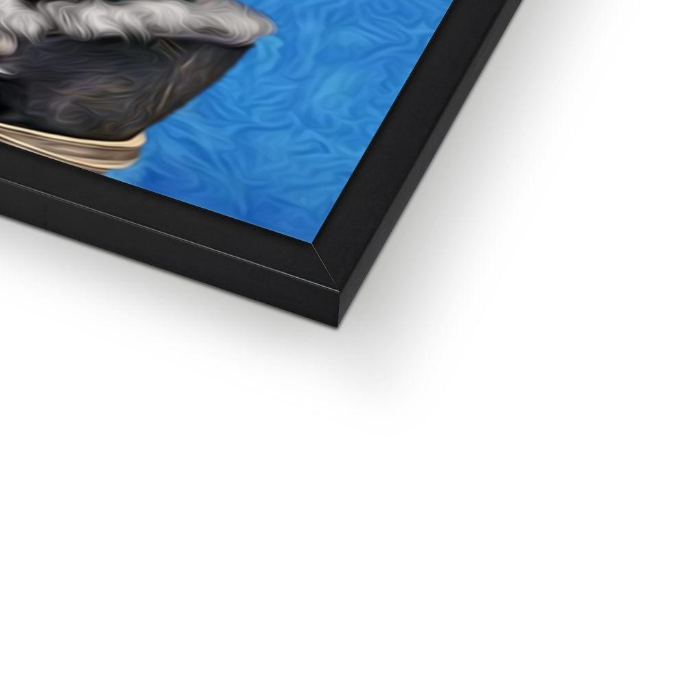 Snowy Mountain Man Custom Pet Portrait | Paw & Glory