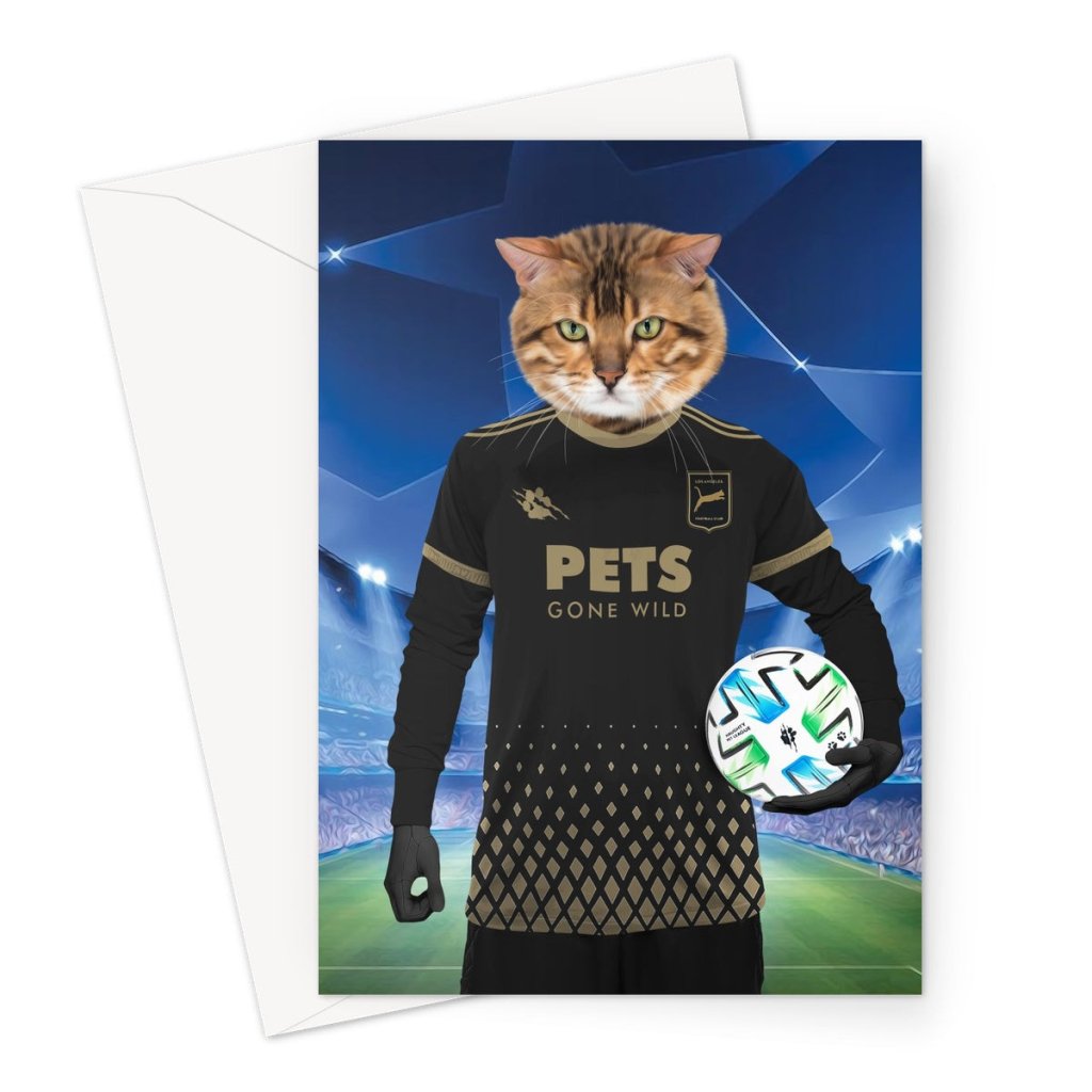 Pet Portraits | LA Furr FC: Custom Pet Greeting Card | Paw & Glory