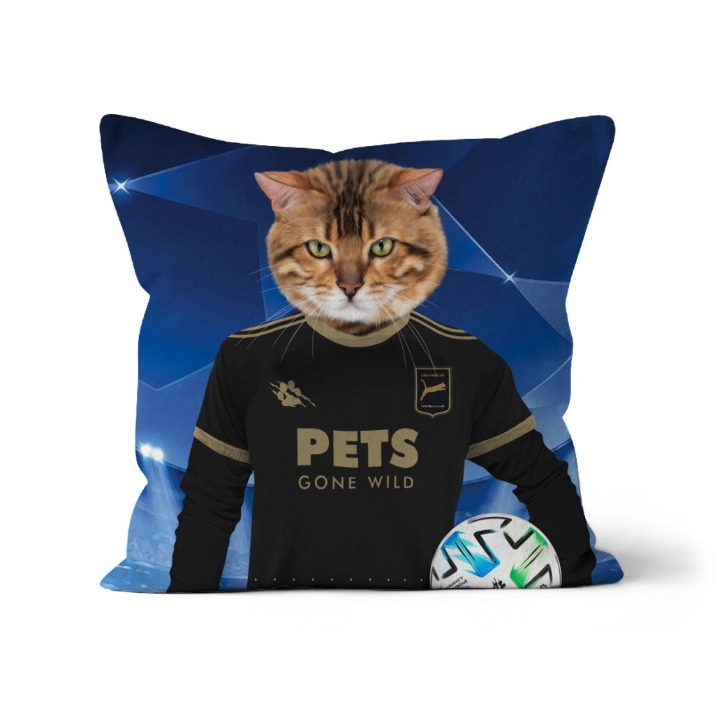 Pet Portraits | LA Furr FC: Custom Pet Pillow | Paw & Glory