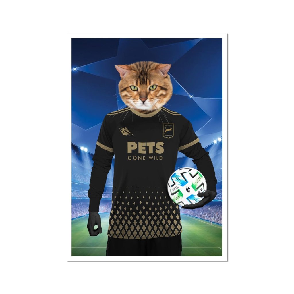 Pet Portraits | LA Furr FC: Custom Pet Poster | Paw & Glory