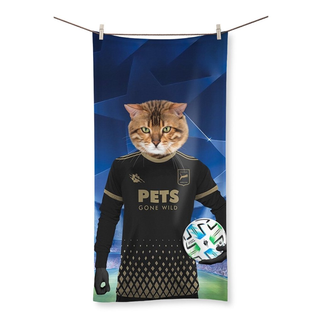 Pet Portraits | LA Furr FC: Custom Pet Towel | Paw & Glory