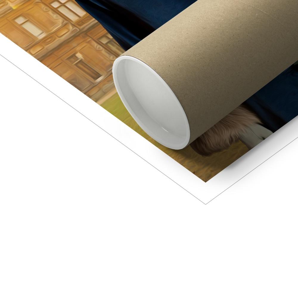 Pet Portraits | Lady Anne (Downton Abbey Inspired): Custom Pet Poster | Paw & Glory