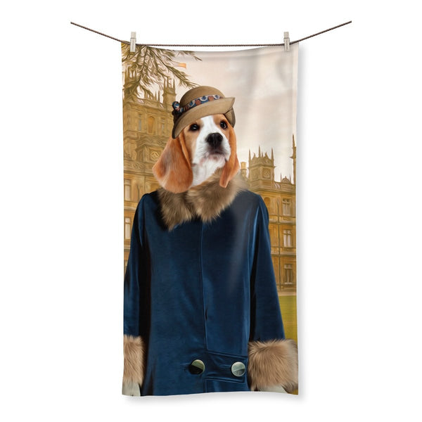 Edwardian Lady Custom Pet Towel | Custom Pet Portrait | Paw & Glory