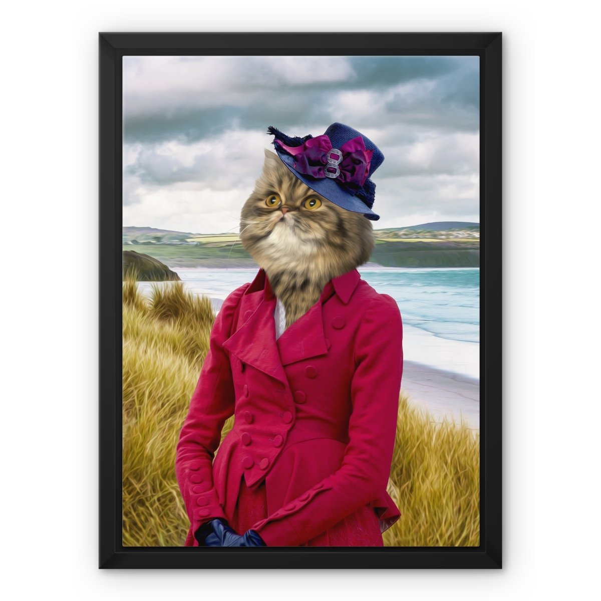 Pet Portraits | Lady Caroline (Poldark Inspired): Custom Pet Canvas | Paw & Glory