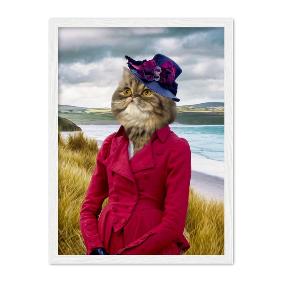 Pet Portraits | Lady Caroline (Poldark Inspired): Custom Pet Portrait | Paw & Glory