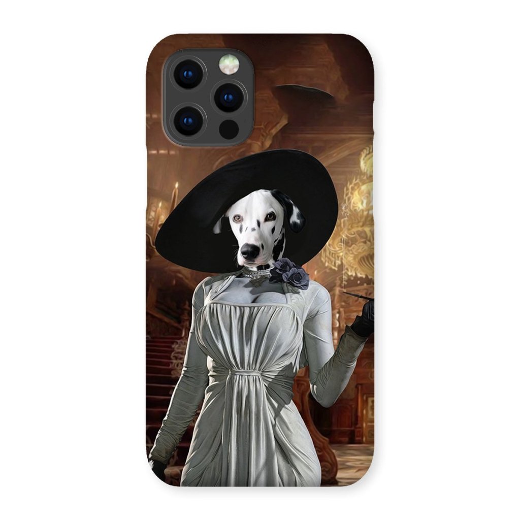 Pet Portraits | Lady Dimitrescu (Resident Evil Inspired): Custom Pet Phone Case | Paw & Glory