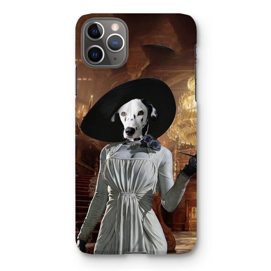 Pet Portraits | Lady Dimitrescu (Resident Evil Inspired): Custom Pet Phone Case | Paw & Glory