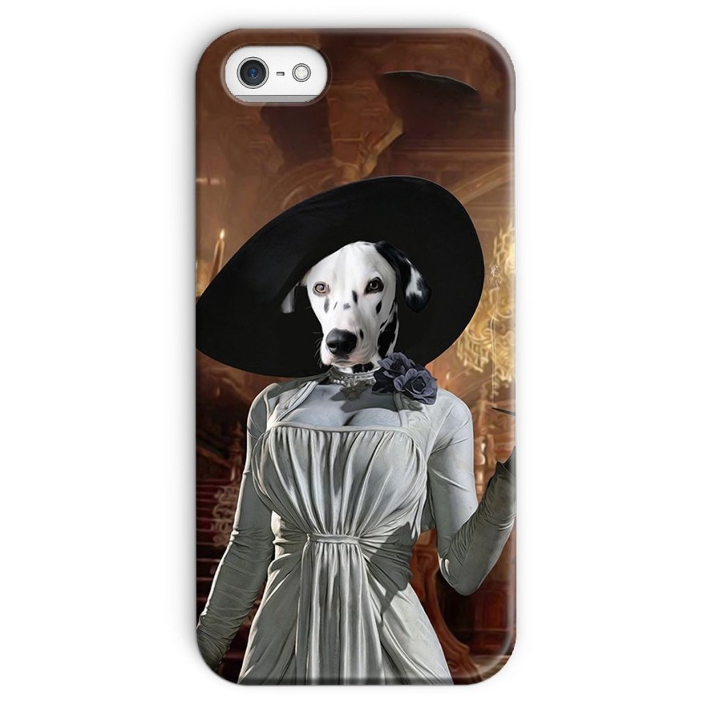 Pet Portraits | Lady Dimitrescu (Resident Evil Inspired): Custom Pet Phone Case | Paw & Glory