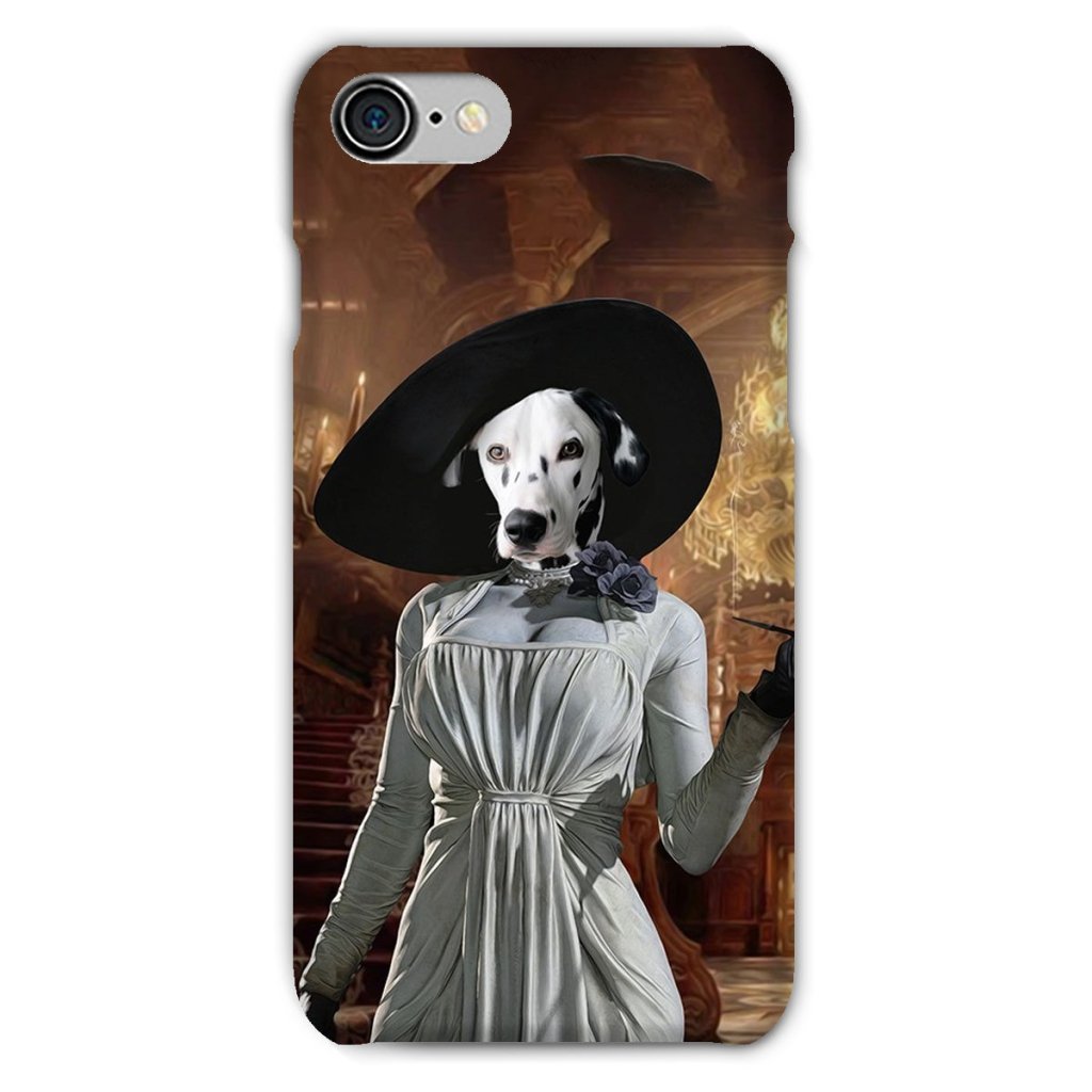 Pet Portraits | Lady Dimitrescu (Resident Evil Inspired): Custom Pet Phone Case | Paw & Glory