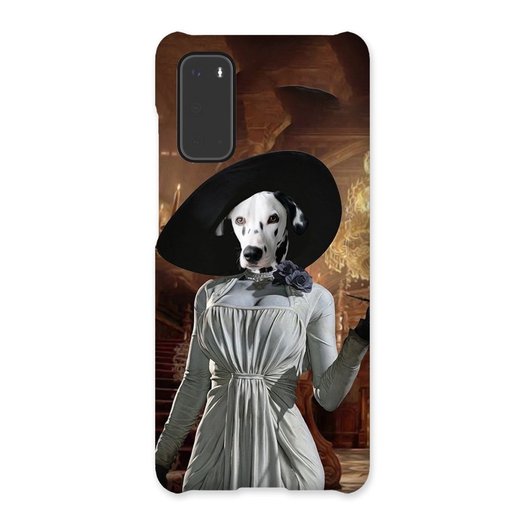 Pet Portraits | Lady Dimitrescu (Resident Evil Inspired): Custom Pet Phone Case | Paw & Glory