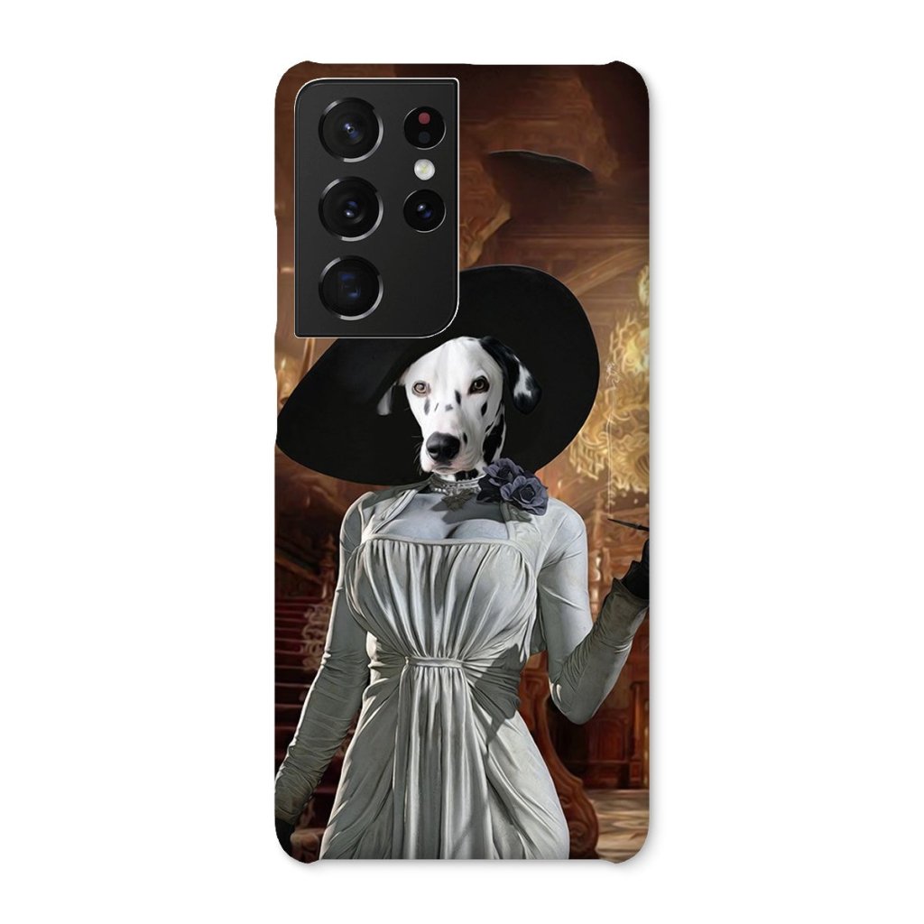 Pet Portraits | Lady Dimitrescu (Resident Evil Inspired): Custom Pet Phone Case | Paw & Glory