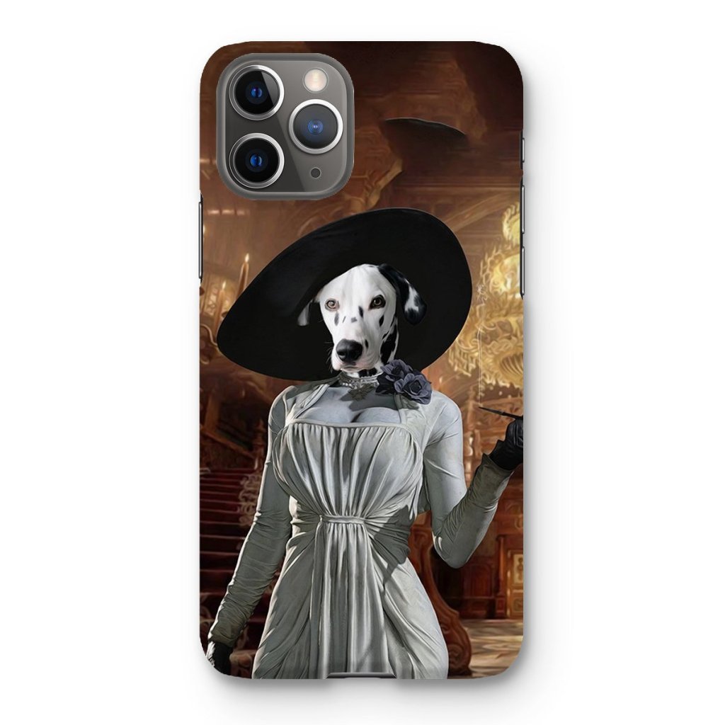 Pet Portraits | Lady Dimitrescu (Resident Evil Inspired): Custom Pet Phone Case | Paw & Glory