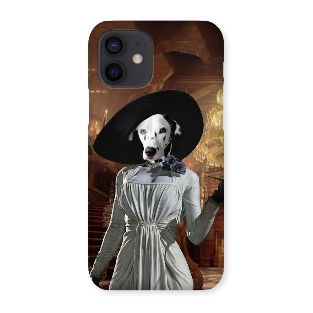 Pet Portraits | Lady Dimitrescu (Resident Evil Inspired): Custom Pet Phone Case | Paw & Glory