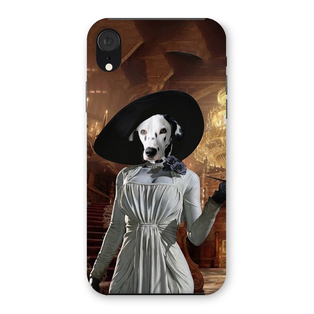 Pet Portraits | Lady Dimitrescu (Resident Evil Inspired): Custom Pet Phone Case | Paw & Glory