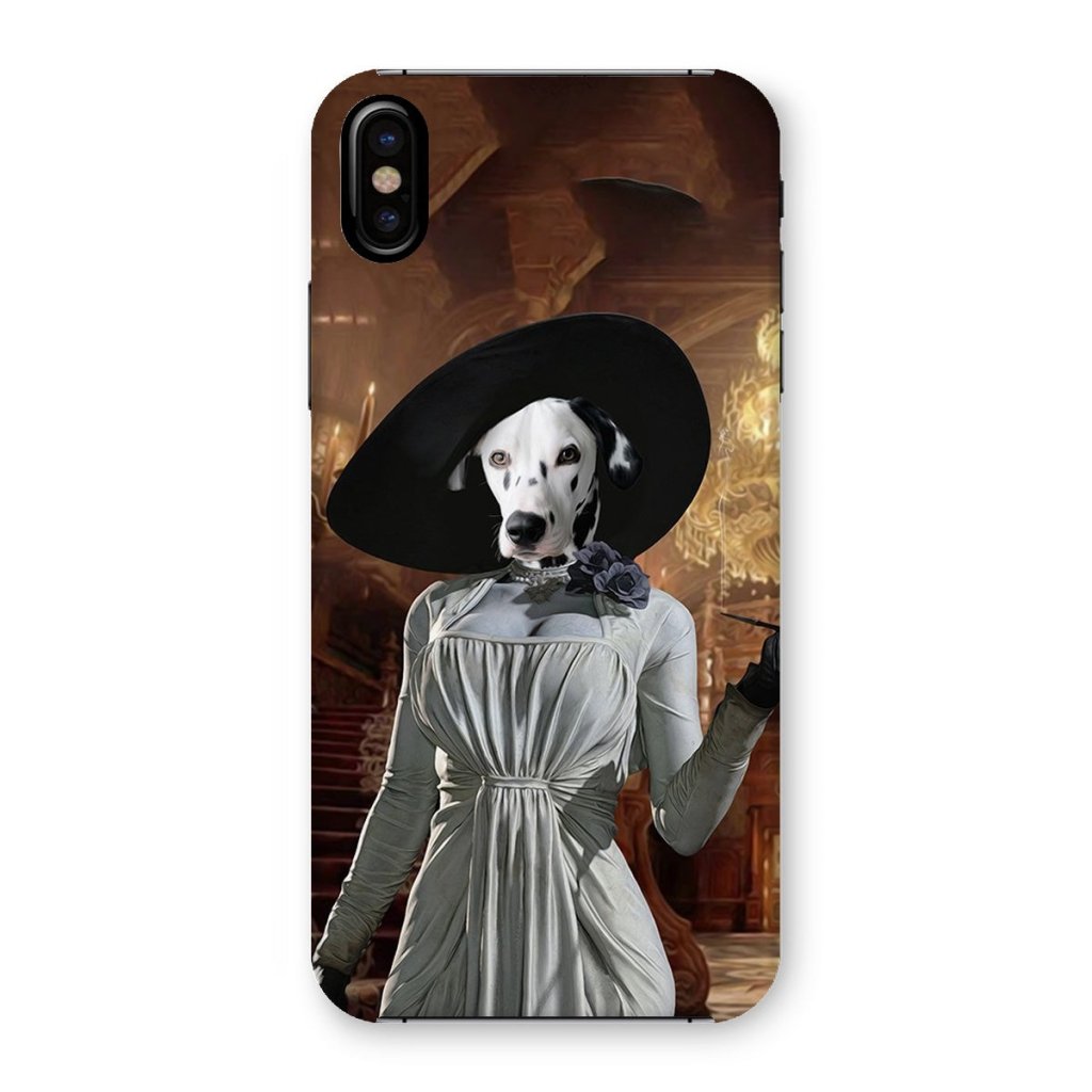 Pet Portraits | Lady Dimitrescu (Resident Evil Inspired): Custom Pet Phone Case | Paw & Glory