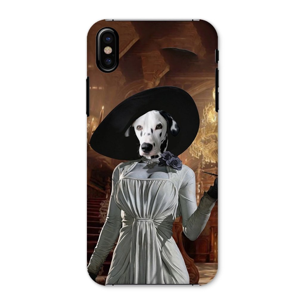 Pet Portraits | Lady Dimitrescu (Resident Evil Inspired): Custom Pet Phone Case | Paw & Glory