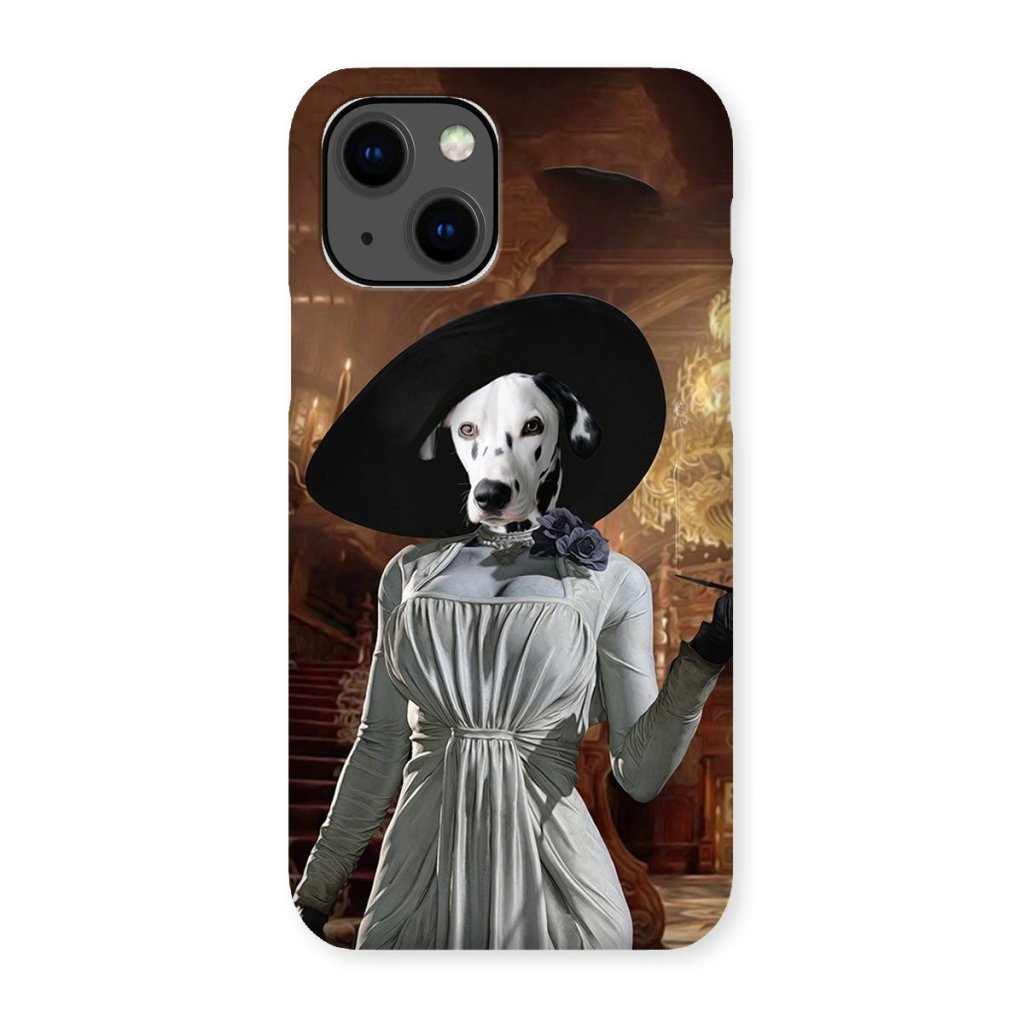 Pet Portraits | Lady Dimitrescu (Resident Evil Inspired): Custom Pet Phone Case | Paw & Glory