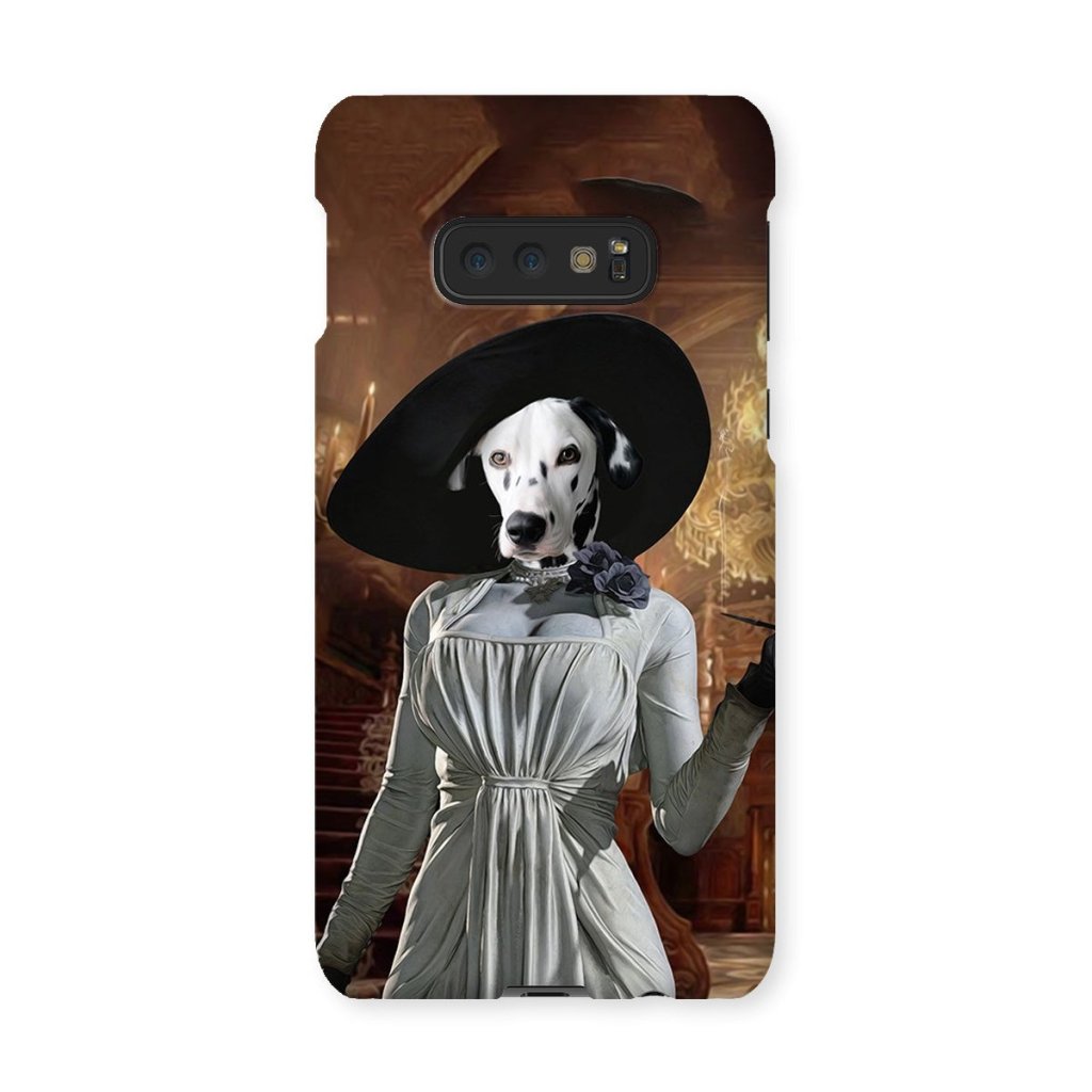 Pet Portraits | Lady Dimitrescu (Resident Evil Inspired): Custom Pet Phone Case | Paw & Glory
