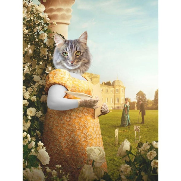 Society Gossip: Custom Digital Download Pet Portrait | royal pet portrait | Paw & Glory