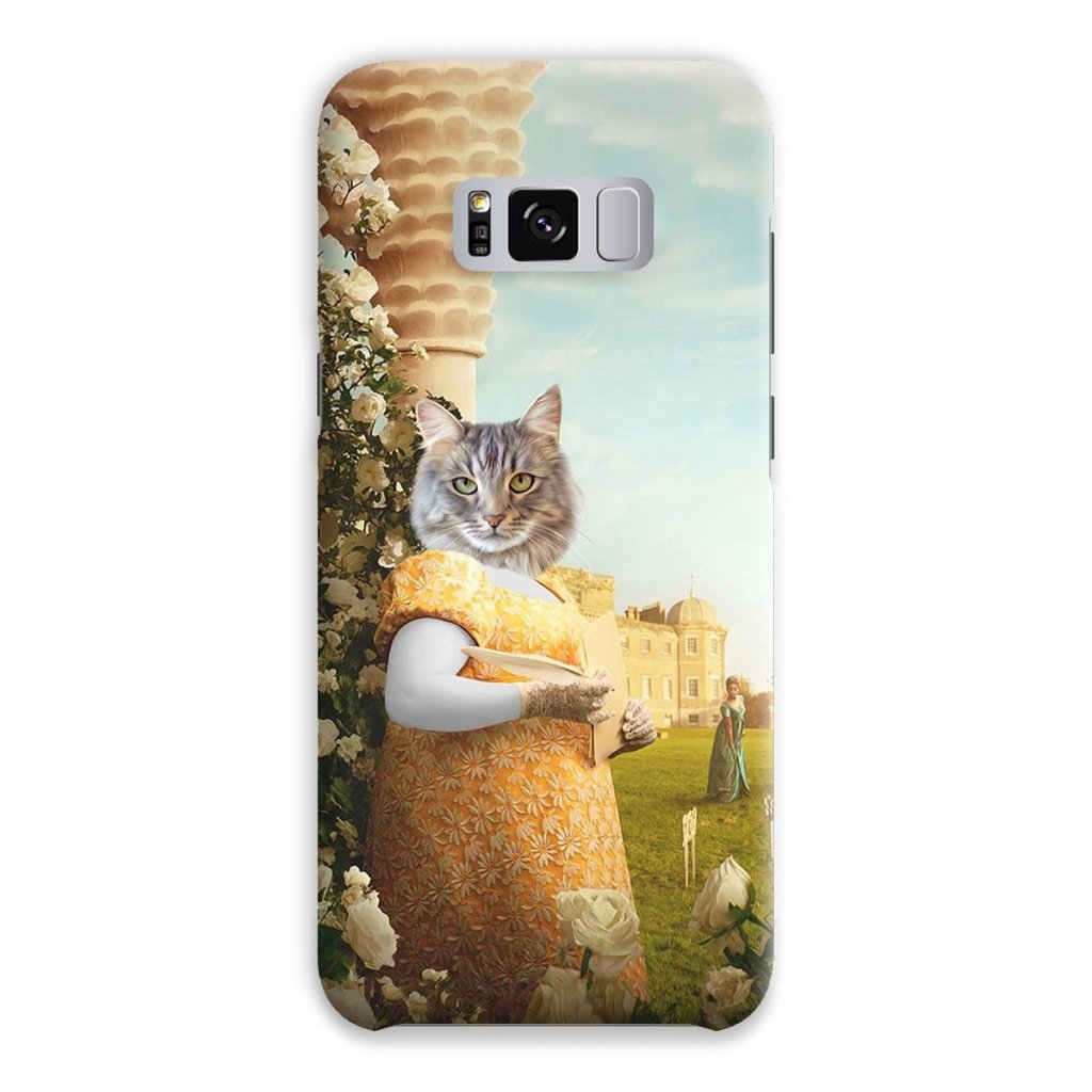 Pet Portraits | Lady Whistledown (Bridgerton Inspired): Custom Pet Phone Case | Paw & Glory