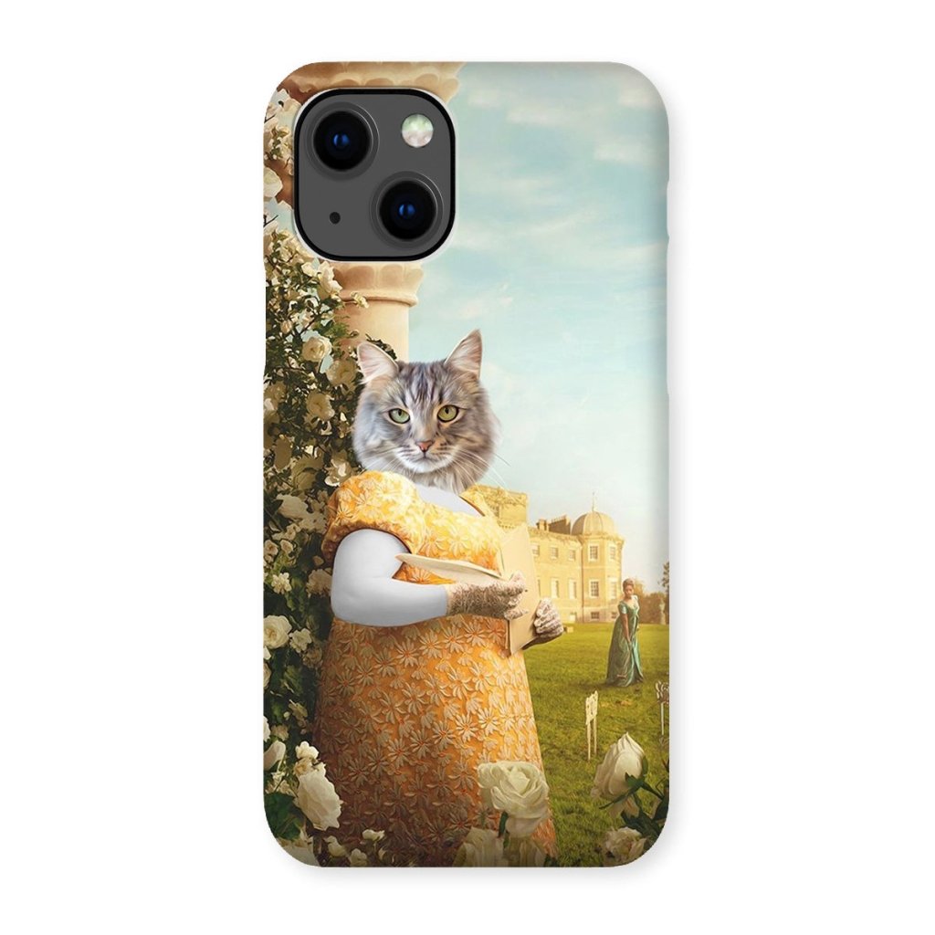 Pet Portraits | Lady Whistledown (Bridgerton Inspired): Custom Pet Phone Case | Paw & Glory