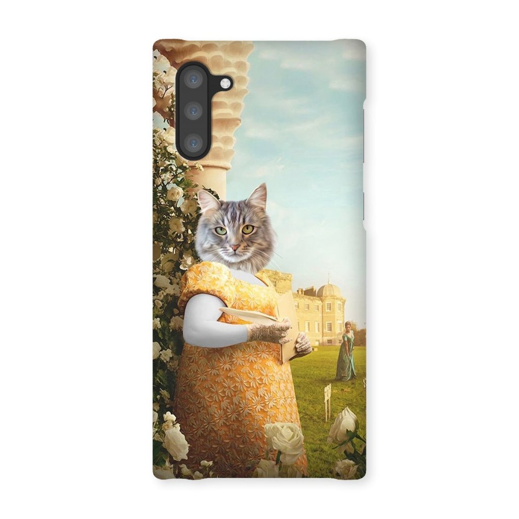 Pet Portraits | Lady Whistledown (Bridgerton Inspired): Custom Pet Phone Case | Paw & Glory