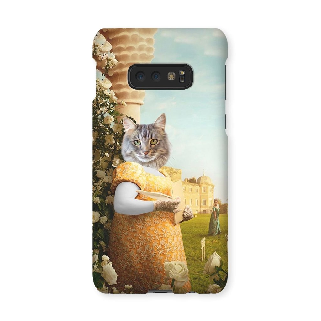 Pet Portraits | Lady Whistledown (Bridgerton Inspired): Custom Pet Phone Case | Paw & Glory