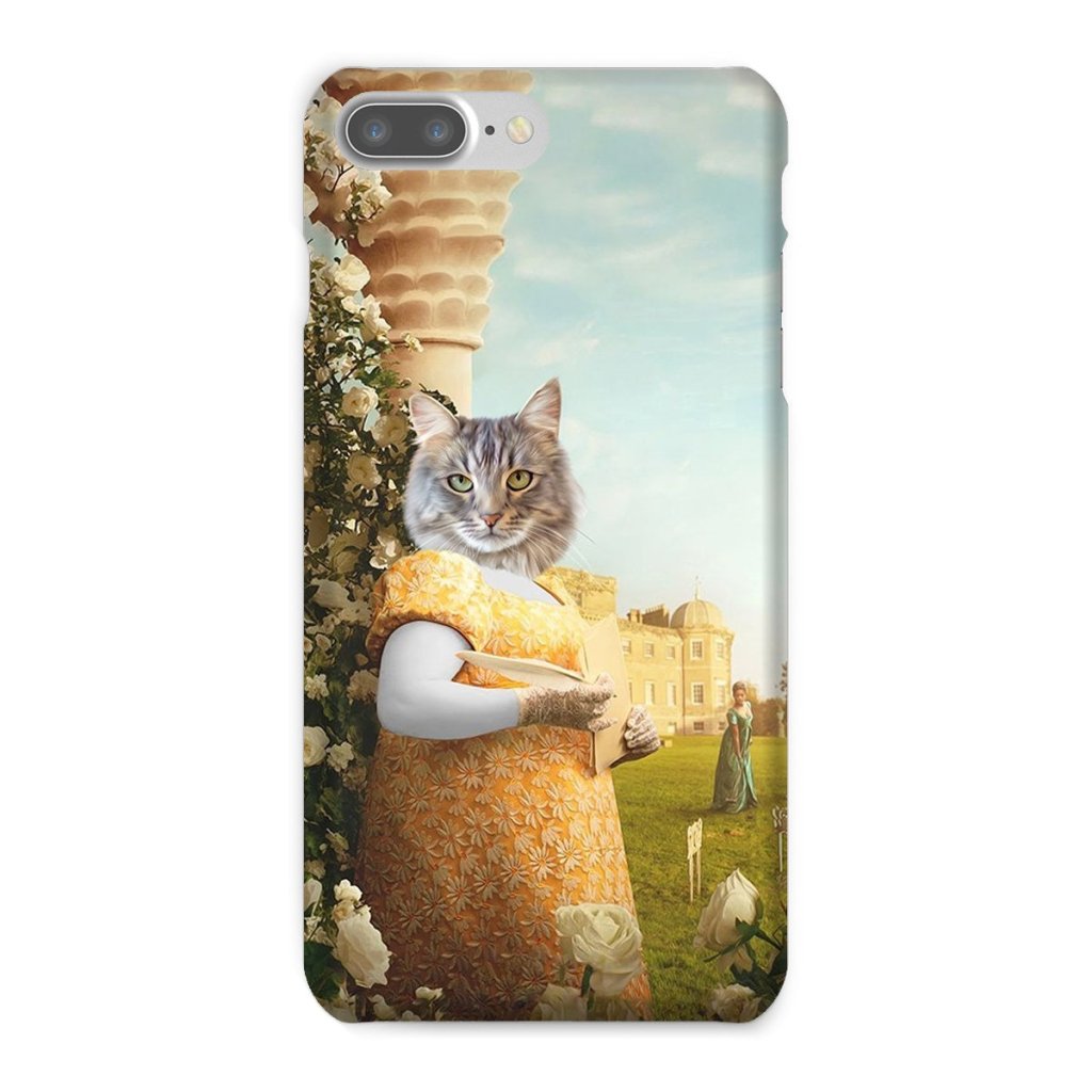Pet Portraits | Lady Whistledown (Bridgerton Inspired): Custom Pet Phone Case | Paw & Glory