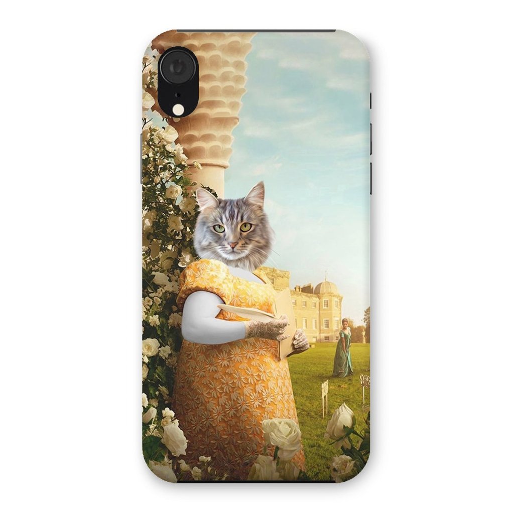 Pet Portraits | Lady Whistledown (Bridgerton Inspired): Custom Pet Phone Case | Paw & Glory