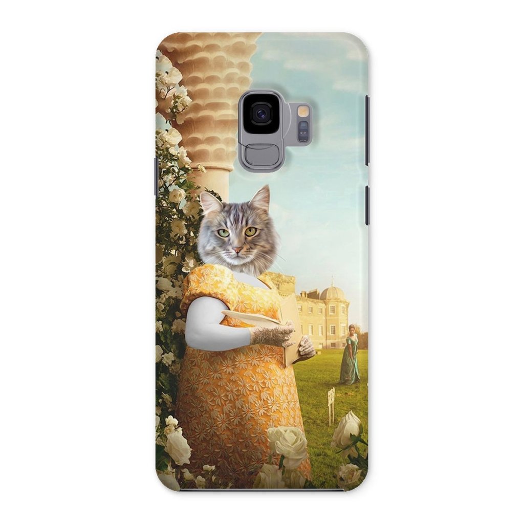 Pet Portraits | Lady Whistledown (Bridgerton Inspired): Custom Pet Phone Case | Paw & Glory