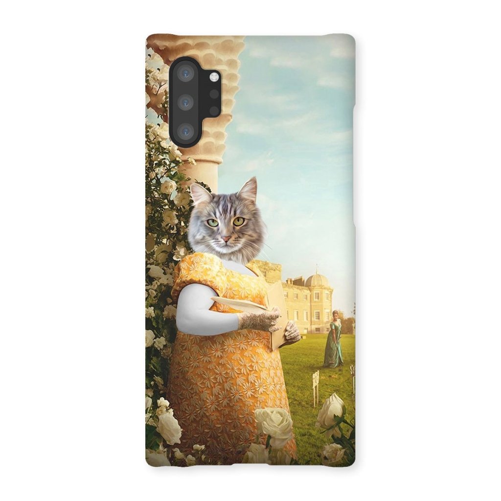 Pet Portraits | Lady Whistledown (Bridgerton Inspired): Custom Pet Phone Case | Paw & Glory
