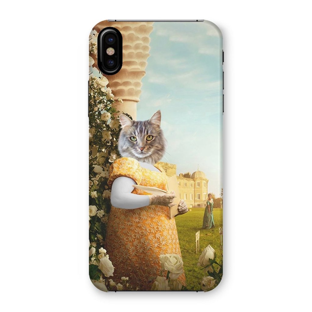 Pet Portraits | Lady Whistledown (Bridgerton Inspired): Custom Pet Phone Case | Paw & Glory
