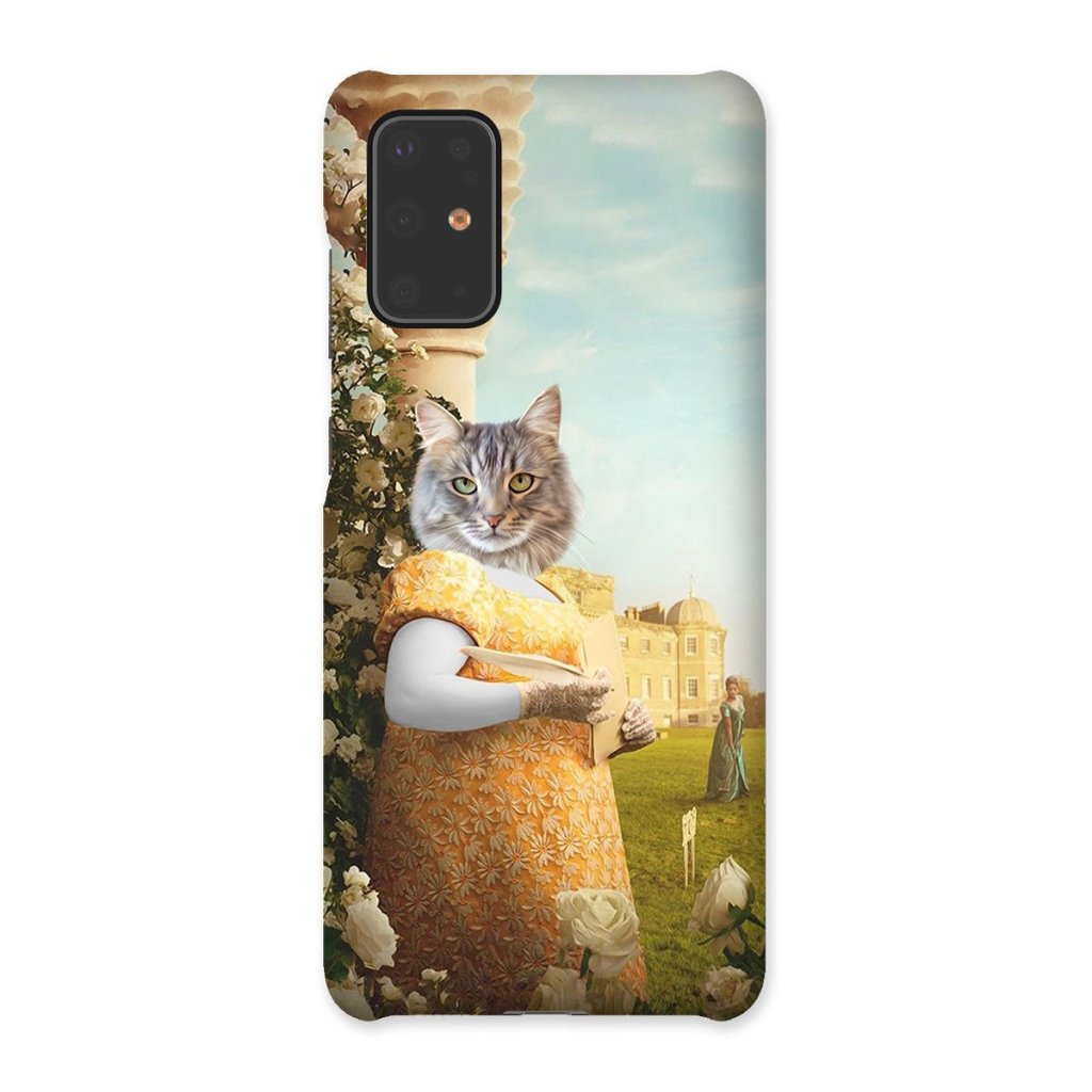 Pet Portraits | Lady Whistledown (Bridgerton Inspired): Custom Pet Phone Case | Paw & Glory