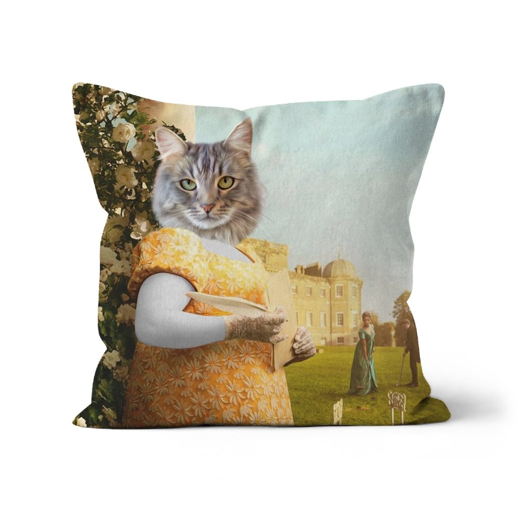 Pet Portraits | Society Gossip: Custom Pet Pillow | Paw & Glory