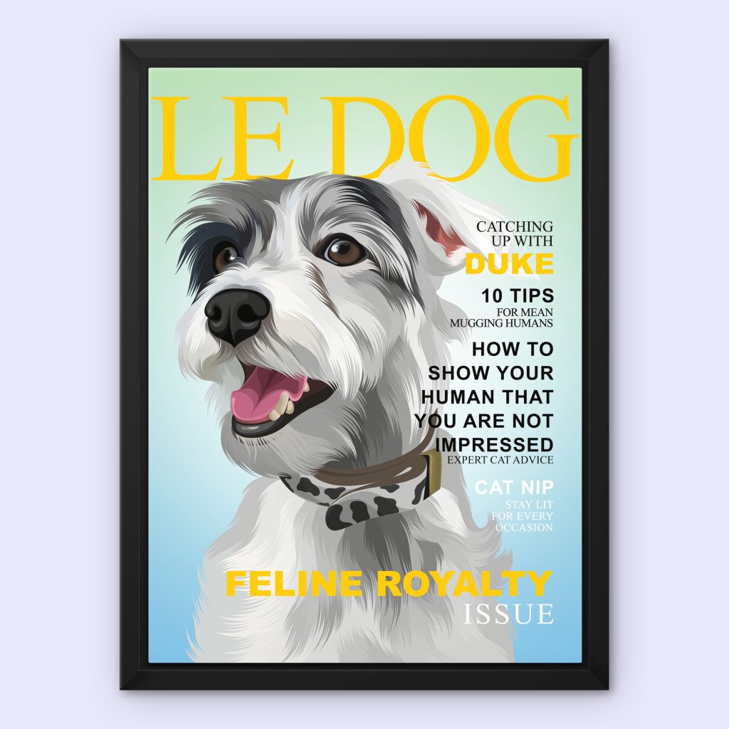 Pet Portraits | Le Dog: Custom Pet Canvas | Paw & Glory