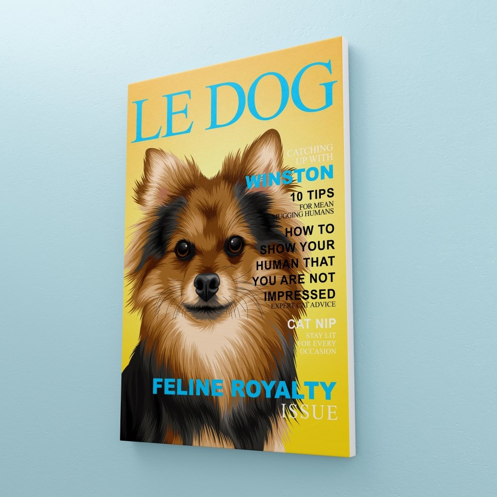 Pet Portraits | Le Dog: Custom Pet Canvas | Paw & Glory