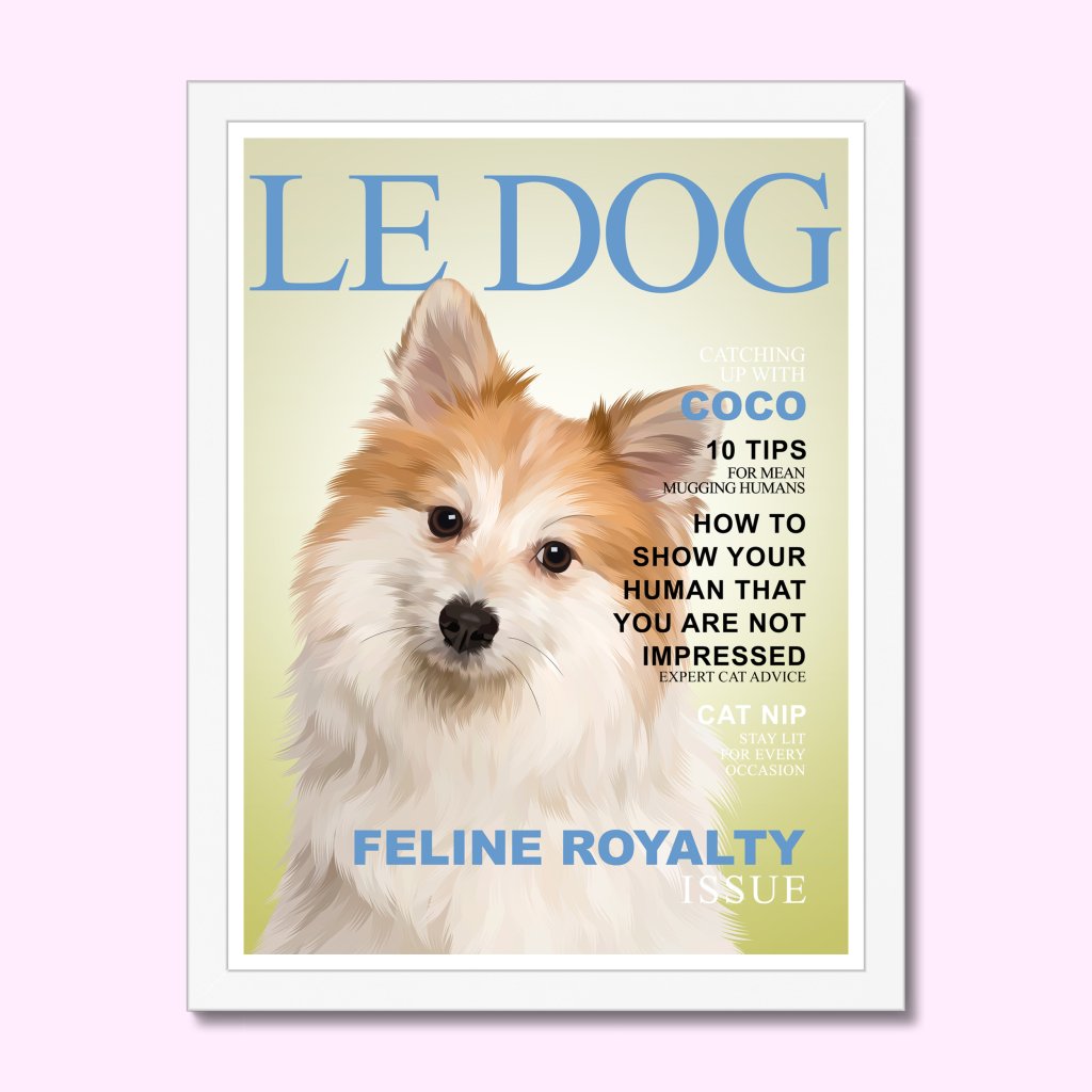 Pet Portraits | Le Dog: Custom Pet Portrait | Paw & Glory