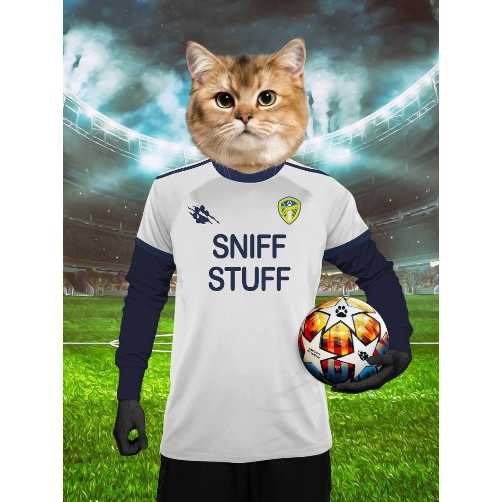 Pet Portraits | Leeds Pawnited Football Club: Custom Digital Download Pet Portrait | Paw & Glory