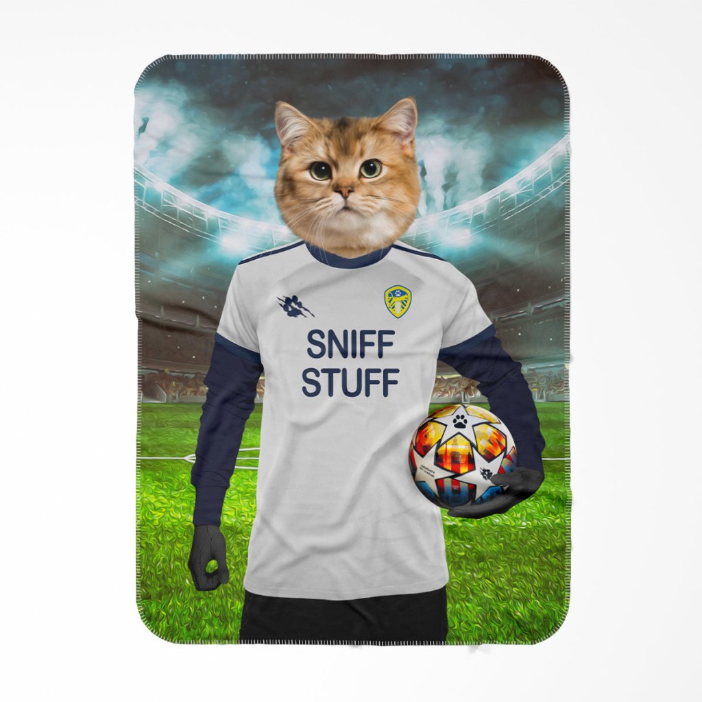Pet Portraits | Leeds Pawnited Football Club: Custom Pet Blanket | Paw & Glory