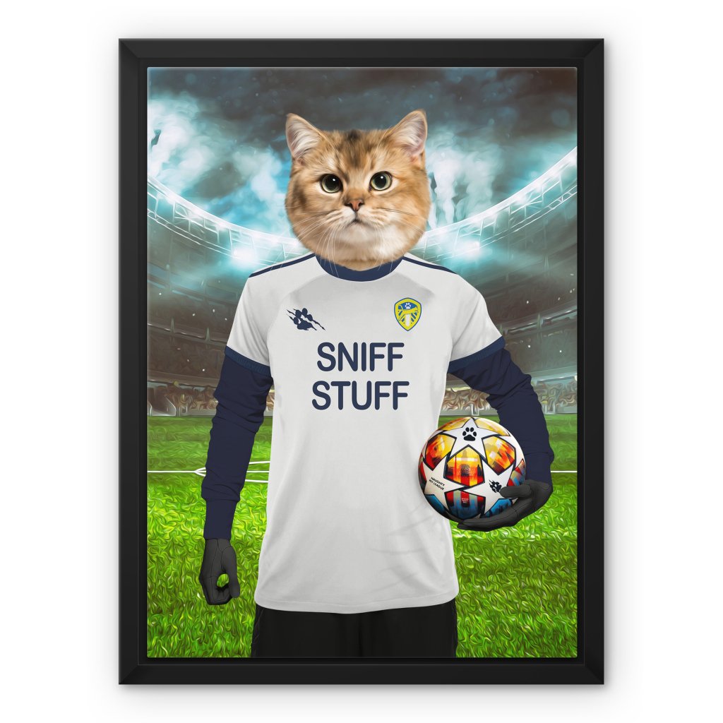 Pet Portraits | Leeds Pawnited Football Club: Custom Pet Canvas | Paw & Glory