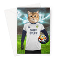 Leeds Pawnited Football Club: Custom Pet Greeting Card