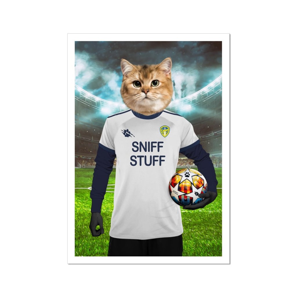 Leeds Pawnited Football Club: Custom Pet Portrait - Paw & Glory - Dog Portraits - Pet Portraits