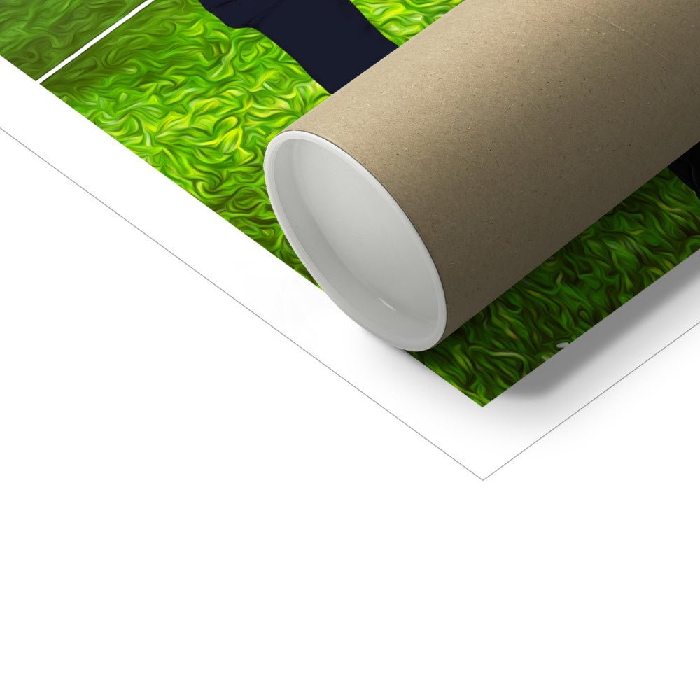 Leeds Pawnited Football Club: Custom Pet Poster - Paw & Glory - Dog Portraits - Pet Portraits