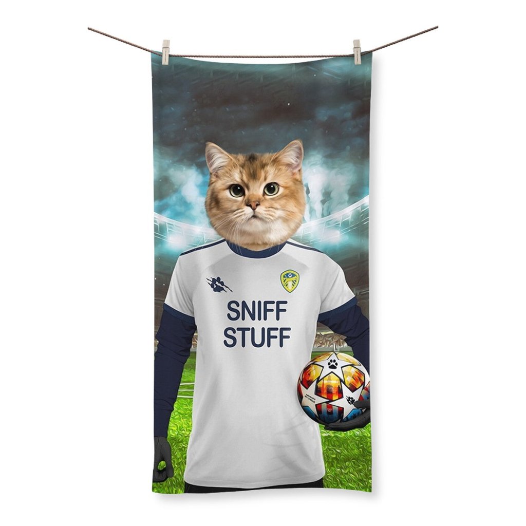 Pet Portraits | Leeds Pawnited Football Club: Custom Pet Towel | Paw & Glory