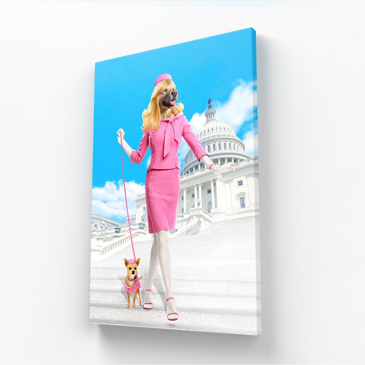 Pet Portraits | Legally Blonde: Custom Pet Canvas | Paw & Glory