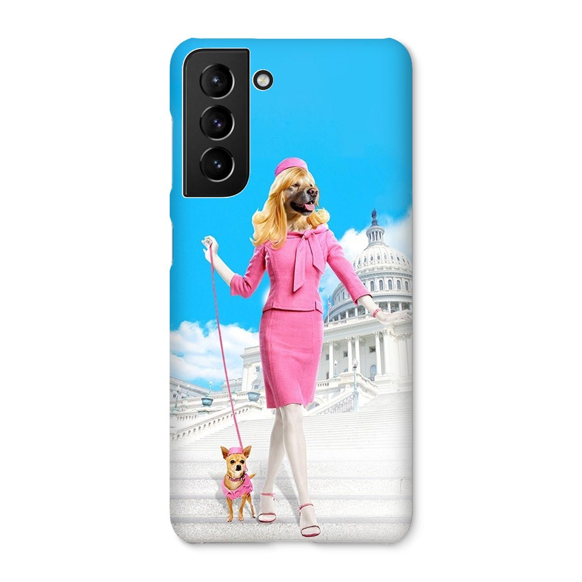 Legally Blonde: Custom Pet Phone Case - Paw & Glory - Dog Portraits - Pet Portraits