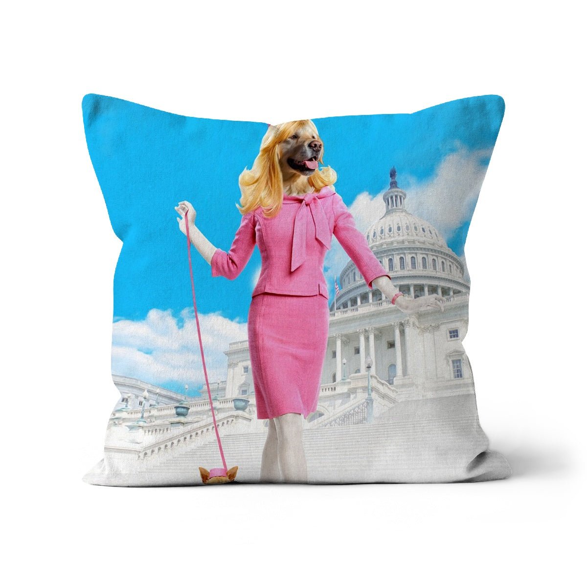 Pet Portraits | Legally Blonde: Custom Pet Pillow | Paw & Glory