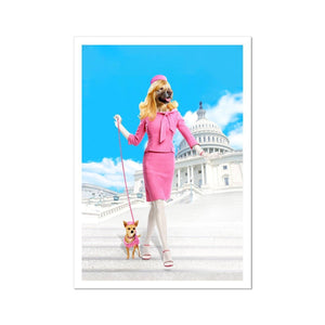 Legally Blonde: Custom Pet Portrait - Paw & Glory - Dog Portraits - Pet Portraits