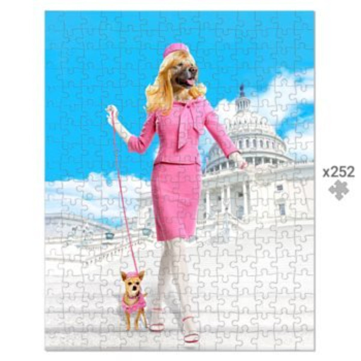 Pet Portraits | Legally Blonde: Custom Pet Puzzle | Paw & Glory
